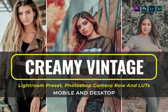 Download 10 Creamy Vintage Presets and Luts - Cream Collection