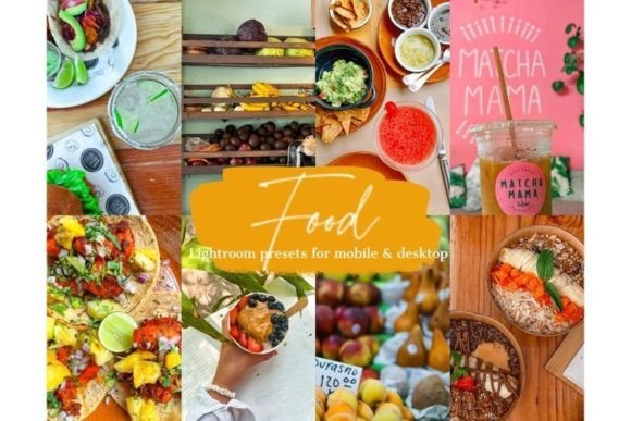 Download Colorful Food Presets, Smoothie Filters - Food presets Collection